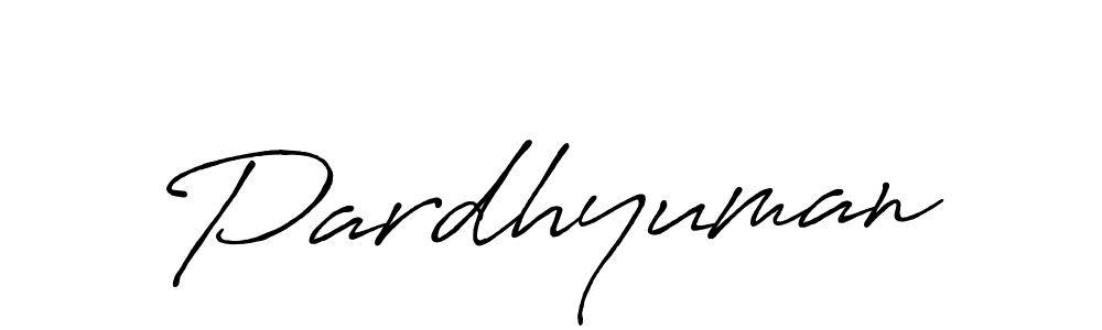 It looks lik you need a new signature style for name Pardhyuman. Design unique handwritten (Antro_Vectra_Bolder) signature with our free signature maker in just a few clicks. Pardhyuman signature style 7 images and pictures png
