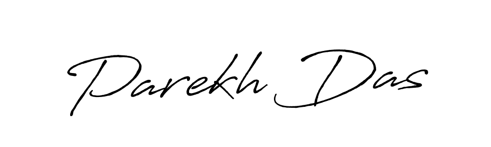 Use a signature maker to create a handwritten signature online. With this signature software, you can design (Antro_Vectra_Bolder) your own signature for name Parekh Das. Parekh Das signature style 7 images and pictures png