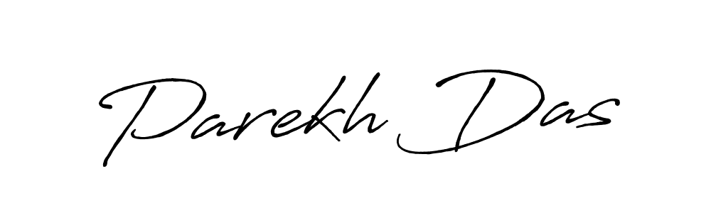 Use a signature maker to create a handwritten signature online. With this signature software, you can design (Antro_Vectra_Bolder) your own signature for name Parekh Das. Parekh Das signature style 7 images and pictures png