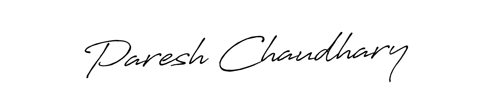 Also You can easily find your signature by using the search form. We will create Paresh Chaudhary name handwritten signature images for you free of cost using Antro_Vectra_Bolder sign style. Paresh Chaudhary signature style 7 images and pictures png