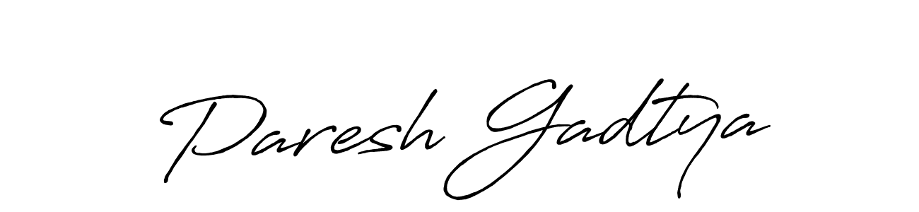 Make a beautiful signature design for name Paresh Gadtya. Use this online signature maker to create a handwritten signature for free. Paresh Gadtya signature style 7 images and pictures png