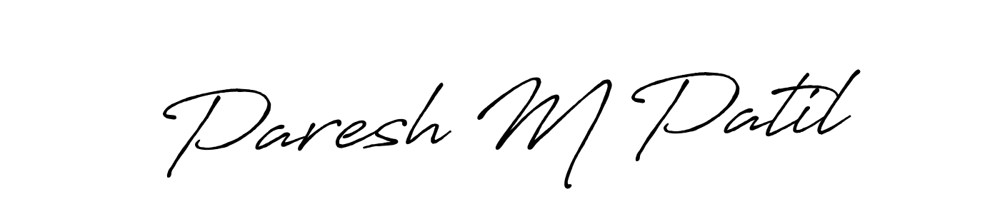 Best and Professional Signature Style for Paresh M Patil. Antro_Vectra_Bolder Best Signature Style Collection. Paresh M Patil signature style 7 images and pictures png