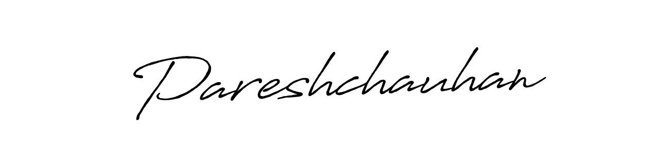 You should practise on your own different ways (Antro_Vectra_Bolder) to write your name (Pareshchauhan) in signature. don't let someone else do it for you. Pareshchauhan signature style 7 images and pictures png