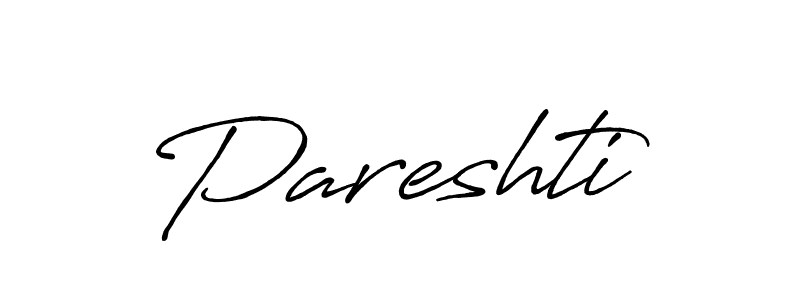 You should practise on your own different ways (Antro_Vectra_Bolder) to write your name (Pareshti) in signature. don't let someone else do it for you. Pareshti signature style 7 images and pictures png