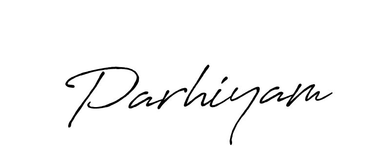 Parhiyam stylish signature style. Best Handwritten Sign (Antro_Vectra_Bolder) for my name. Handwritten Signature Collection Ideas for my name Parhiyam. Parhiyam signature style 7 images and pictures png