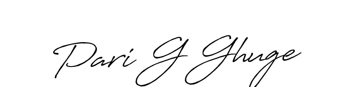 You can use this online signature creator to create a handwritten signature for the name Pari G Ghuge. This is the best online autograph maker. Pari G Ghuge signature style 7 images and pictures png