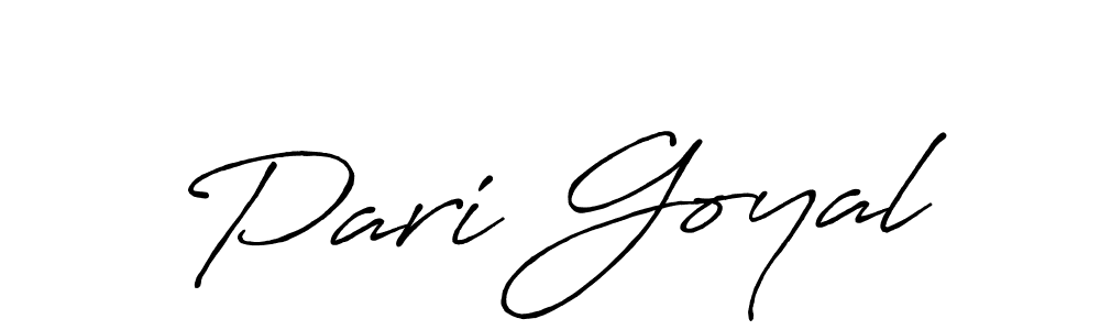 Once you've used our free online signature maker to create your best signature Antro_Vectra_Bolder style, it's time to enjoy all of the benefits that Pari Goyal name signing documents. Pari Goyal signature style 7 images and pictures png