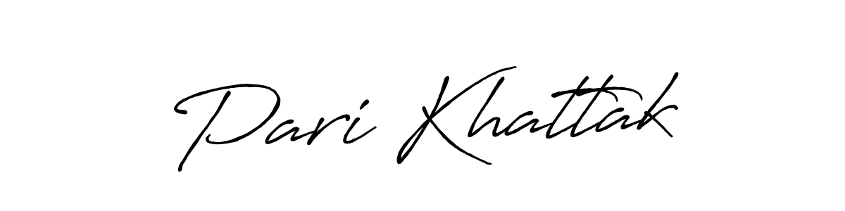 Make a beautiful signature design for name Pari Khattak. Use this online signature maker to create a handwritten signature for free. Pari Khattak signature style 7 images and pictures png