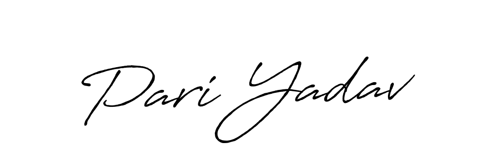 You can use this online signature creator to create a handwritten signature for the name Pari Yadav. This is the best online autograph maker. Pari Yadav signature style 7 images and pictures png