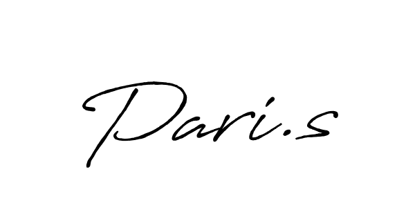Pari.s stylish signature style. Best Handwritten Sign (Antro_Vectra_Bolder) for my name. Handwritten Signature Collection Ideas for my name Pari.s. Pari.s signature style 7 images and pictures png