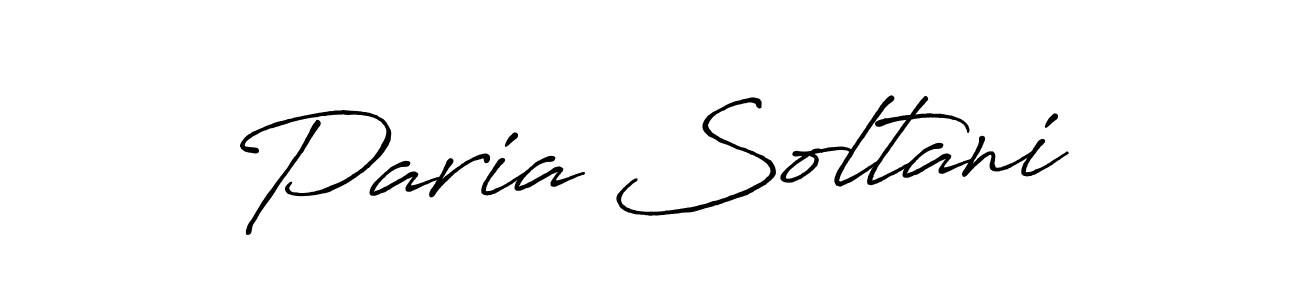 Also You can easily find your signature by using the search form. We will create Paria Soltani name handwritten signature images for you free of cost using Antro_Vectra_Bolder sign style. Paria Soltani signature style 7 images and pictures png