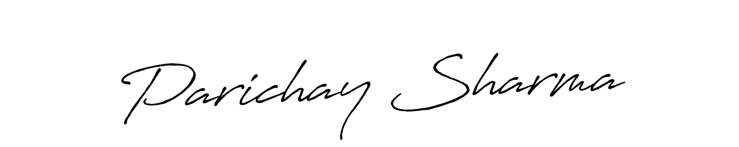 You can use this online signature creator to create a handwritten signature for the name Parichay Sharma. This is the best online autograph maker. Parichay Sharma signature style 7 images and pictures png