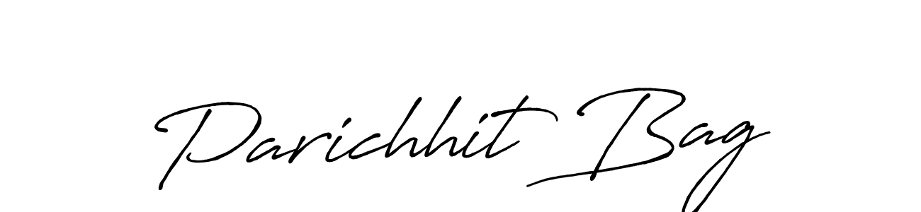 Make a beautiful signature design for name Parichhit Bag. With this signature (Antro_Vectra_Bolder) style, you can create a handwritten signature for free. Parichhit Bag signature style 7 images and pictures png