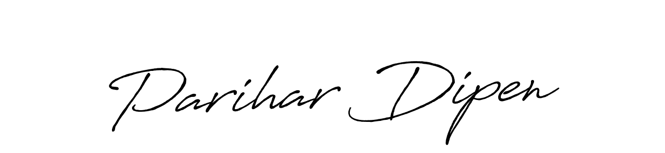 Use a signature maker to create a handwritten signature online. With this signature software, you can design (Antro_Vectra_Bolder) your own signature for name Parihar Dipen. Parihar Dipen signature style 7 images and pictures png
