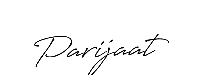 Parijaat stylish signature style. Best Handwritten Sign (Antro_Vectra_Bolder) for my name. Handwritten Signature Collection Ideas for my name Parijaat. Parijaat signature style 7 images and pictures png
