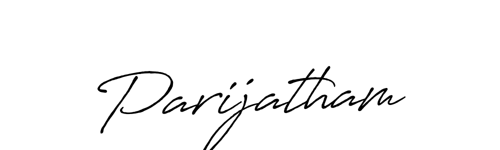 Design your own signature with our free online signature maker. With this signature software, you can create a handwritten (Antro_Vectra_Bolder) signature for name Parijatham. Parijatham signature style 7 images and pictures png