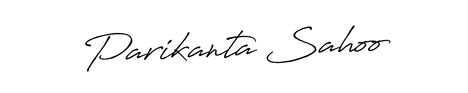Also You can easily find your signature by using the search form. We will create Parikanta Sahoo name handwritten signature images for you free of cost using Antro_Vectra_Bolder sign style. Parikanta Sahoo signature style 7 images and pictures png