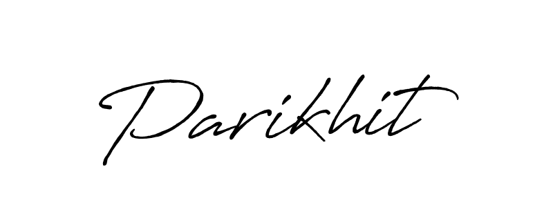 How to make Parikhit signature? Antro_Vectra_Bolder is a professional autograph style. Create handwritten signature for Parikhit name. Parikhit signature style 7 images and pictures png