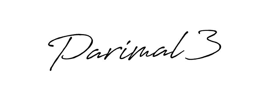 Create a beautiful signature design for name Parimal 3. With this signature (Antro_Vectra_Bolder) fonts, you can make a handwritten signature for free. Parimal 3 signature style 7 images and pictures png