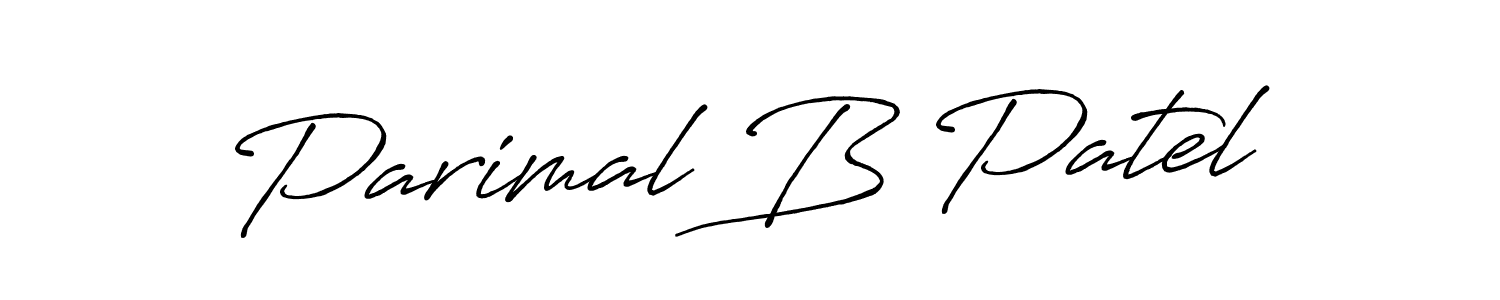 Make a beautiful signature design for name Parimal B Patel. Use this online signature maker to create a handwritten signature for free. Parimal B Patel signature style 7 images and pictures png