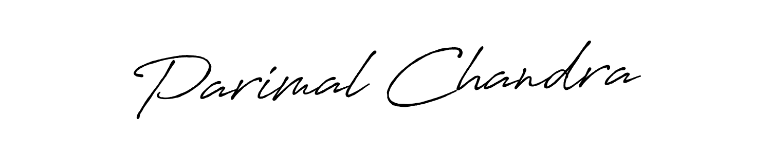 Use a signature maker to create a handwritten signature online. With this signature software, you can design (Antro_Vectra_Bolder) your own signature for name Parimal Chandra. Parimal Chandra signature style 7 images and pictures png