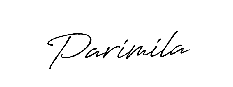 Design your own signature with our free online signature maker. With this signature software, you can create a handwritten (Antro_Vectra_Bolder) signature for name Parimila. Parimila signature style 7 images and pictures png
