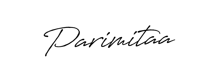 How to Draw Parimitaa signature style? Antro_Vectra_Bolder is a latest design signature styles for name Parimitaa. Parimitaa signature style 7 images and pictures png