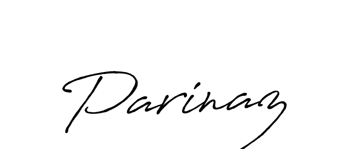 Create a beautiful signature design for name Parinaz. With this signature (Antro_Vectra_Bolder) fonts, you can make a handwritten signature for free. Parinaz signature style 7 images and pictures png