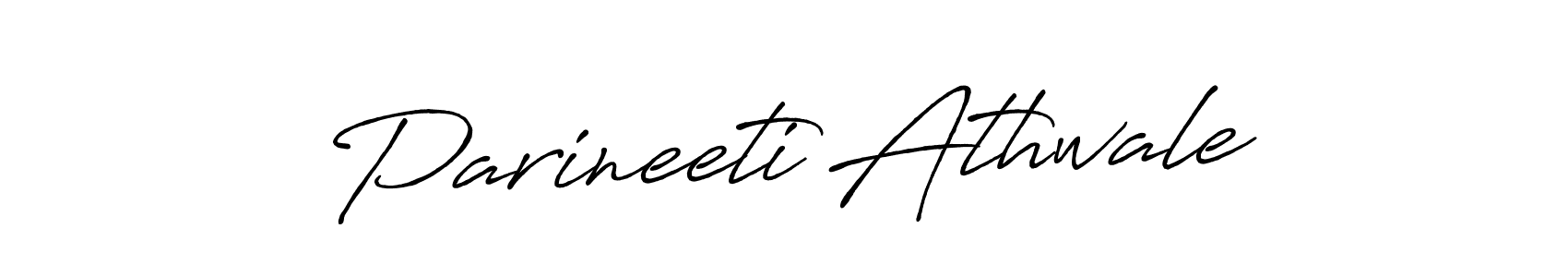Similarly Antro_Vectra_Bolder is the best handwritten signature design. Signature creator online .You can use it as an online autograph creator for name Parineeti Athwale. Parineeti Athwale signature style 7 images and pictures png