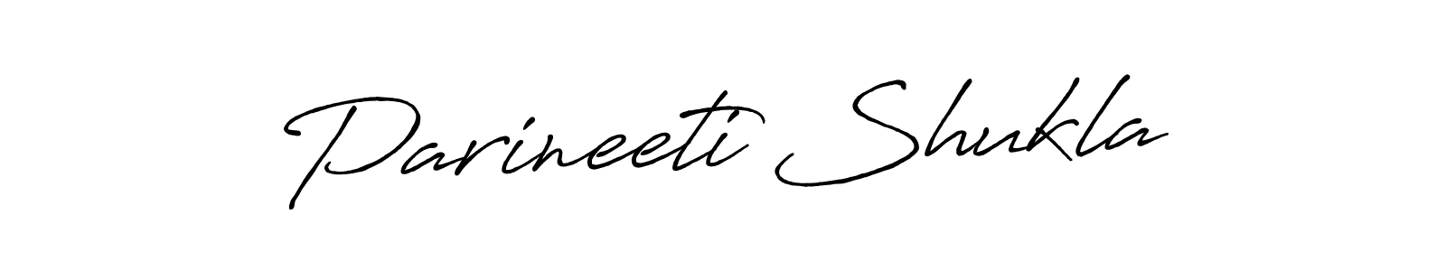 Similarly Antro_Vectra_Bolder is the best handwritten signature design. Signature creator online .You can use it as an online autograph creator for name Parineeti Shukla. Parineeti Shukla signature style 7 images and pictures png