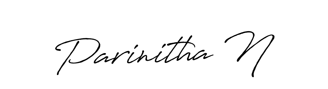 Make a beautiful signature design for name Parinitha N. Use this online signature maker to create a handwritten signature for free. Parinitha N signature style 7 images and pictures png