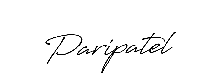 How to make Paripatel signature? Antro_Vectra_Bolder is a professional autograph style. Create handwritten signature for Paripatel name. Paripatel signature style 7 images and pictures png