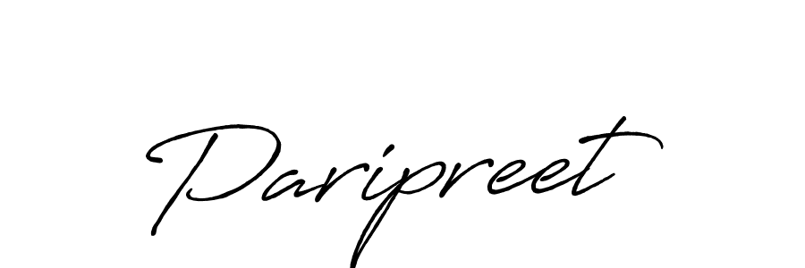 How to make Paripreet signature? Antro_Vectra_Bolder is a professional autograph style. Create handwritten signature for Paripreet name. Paripreet signature style 7 images and pictures png