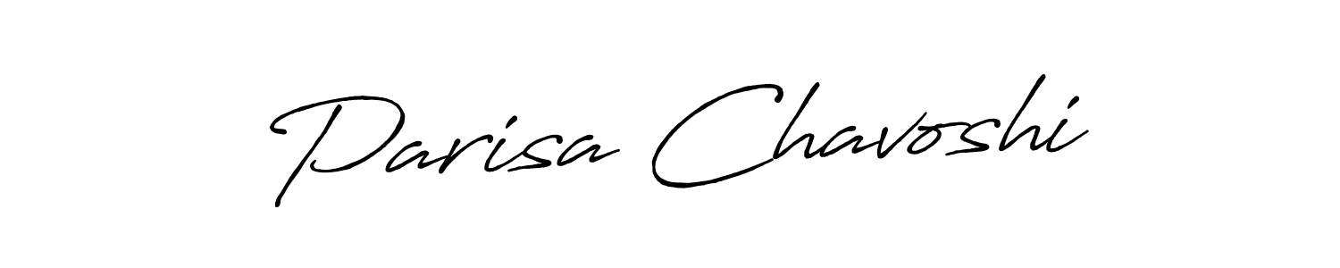 Once you've used our free online signature maker to create your best signature Antro_Vectra_Bolder style, it's time to enjoy all of the benefits that Parisa Chavoshi name signing documents. Parisa Chavoshi signature style 7 images and pictures png