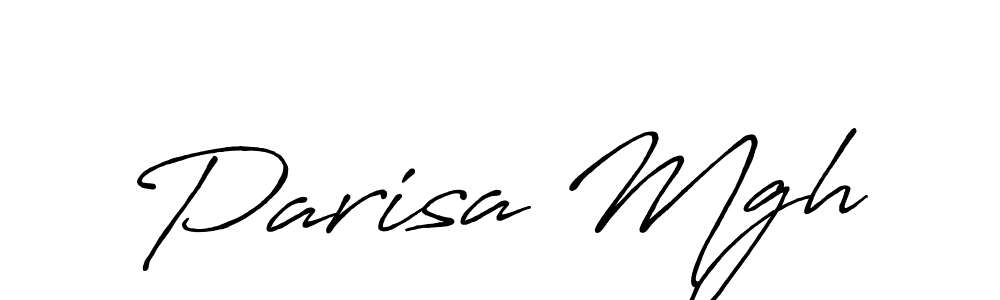 Make a beautiful signature design for name Parisa Mgh. Use this online signature maker to create a handwritten signature for free. Parisa Mgh signature style 7 images and pictures png