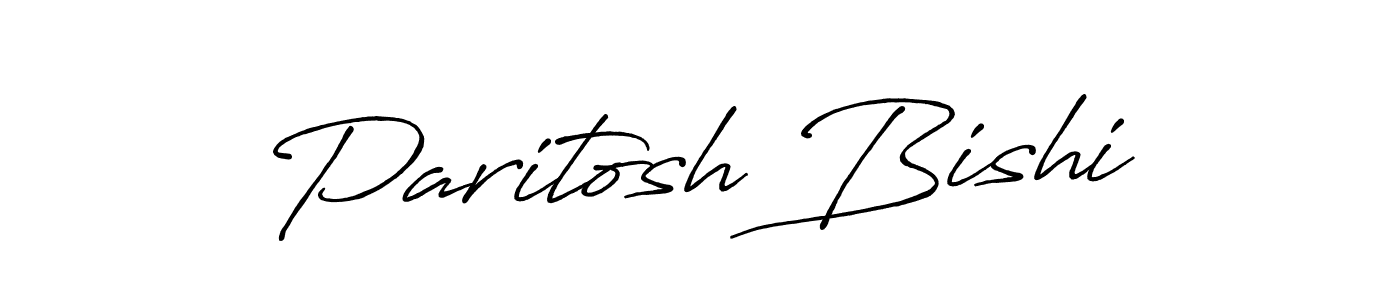 How to make Paritosh Bishi signature? Antro_Vectra_Bolder is a professional autograph style. Create handwritten signature for Paritosh Bishi name. Paritosh Bishi signature style 7 images and pictures png