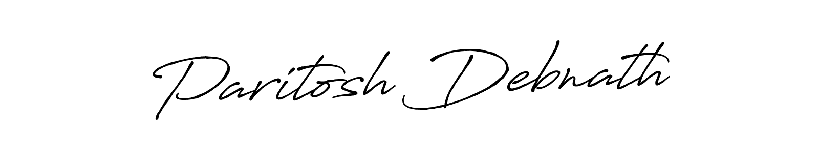 Use a signature maker to create a handwritten signature online. With this signature software, you can design (Antro_Vectra_Bolder) your own signature for name Paritosh Debnath. Paritosh Debnath signature style 7 images and pictures png