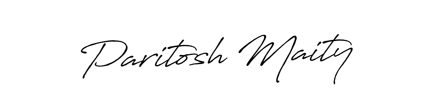 Also we have Paritosh Maity name is the best signature style. Create professional handwritten signature collection using Antro_Vectra_Bolder autograph style. Paritosh Maity signature style 7 images and pictures png