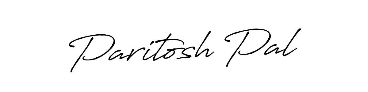 Design your own signature with our free online signature maker. With this signature software, you can create a handwritten (Antro_Vectra_Bolder) signature for name Paritosh Pal. Paritosh Pal signature style 7 images and pictures png