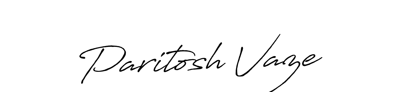 Similarly Antro_Vectra_Bolder is the best handwritten signature design. Signature creator online .You can use it as an online autograph creator for name Paritosh Vaze. Paritosh Vaze signature style 7 images and pictures png