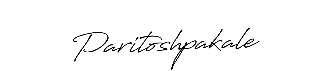 How to make Paritoshpakale name signature. Use Antro_Vectra_Bolder style for creating short signs online. This is the latest handwritten sign. Paritoshpakale signature style 7 images and pictures png