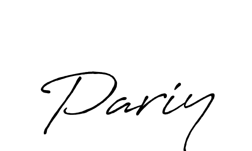 See photos of Pariy official signature by Spectra . Check more albums & portfolios. Read reviews & check more about Antro_Vectra_Bolder font. Pariy signature style 7 images and pictures png