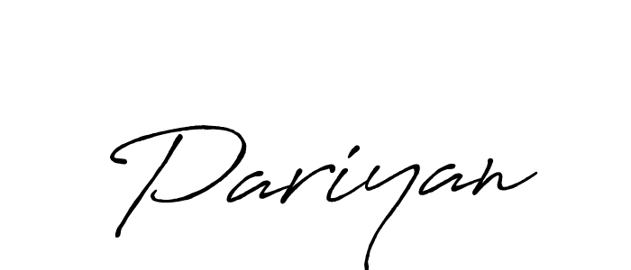 How to make Pariyan name signature. Use Antro_Vectra_Bolder style for creating short signs online. This is the latest handwritten sign. Pariyan signature style 7 images and pictures png