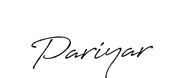 How to make Pariyar signature? Antro_Vectra_Bolder is a professional autograph style. Create handwritten signature for Pariyar name. Pariyar signature style 7 images and pictures png