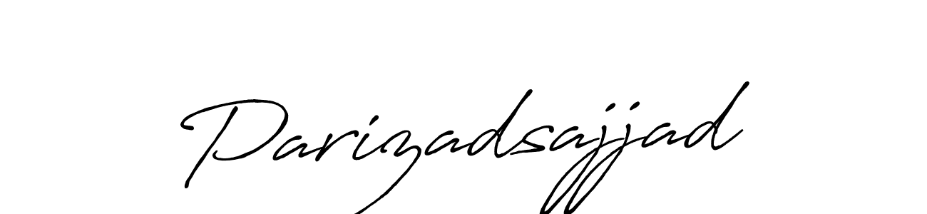 Similarly Antro_Vectra_Bolder is the best handwritten signature design. Signature creator online .You can use it as an online autograph creator for name Parizadsajjad. Parizadsajjad signature style 7 images and pictures png