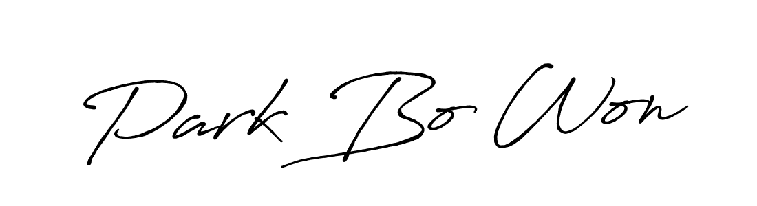 Similarly Antro_Vectra_Bolder is the best handwritten signature design. Signature creator online .You can use it as an online autograph creator for name Park Bo Won. Park Bo Won signature style 7 images and pictures png
