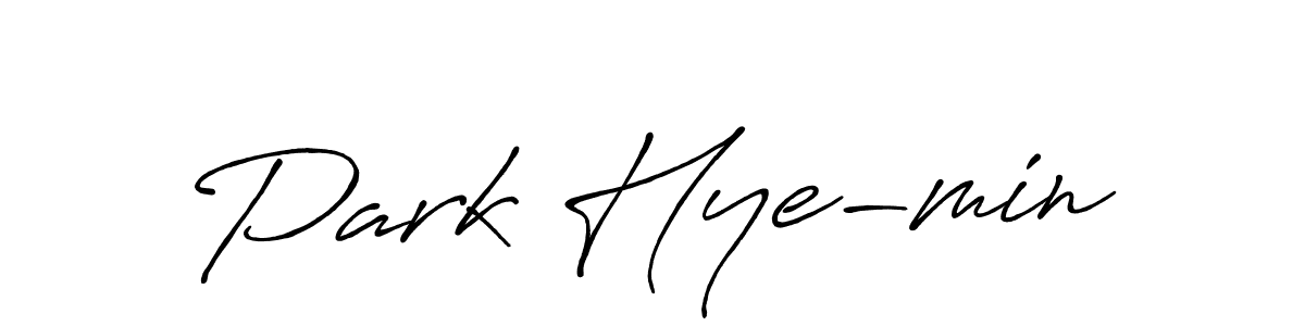 Also You can easily find your signature by using the search form. We will create Park Hye-min name handwritten signature images for you free of cost using Antro_Vectra_Bolder sign style. Park Hye-min signature style 7 images and pictures png