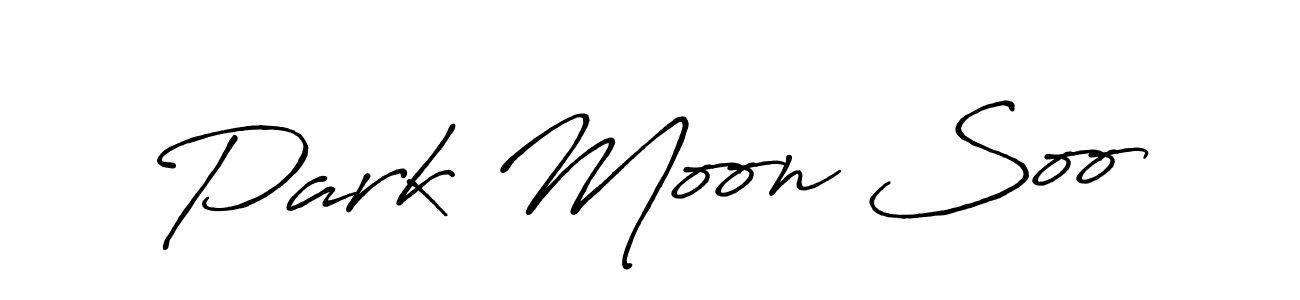 Make a beautiful signature design for name Park Moon Soo. With this signature (Antro_Vectra_Bolder) style, you can create a handwritten signature for free. Park Moon Soo signature style 7 images and pictures png