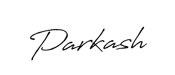 Use a signature maker to create a handwritten signature online. With this signature software, you can design (Antro_Vectra_Bolder) your own signature for name Parkash. Parkash signature style 7 images and pictures png