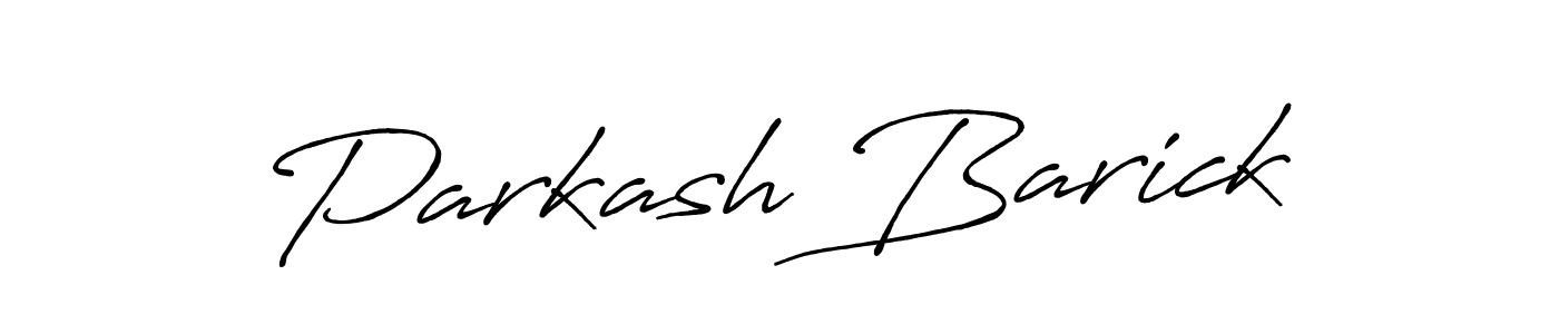 How to Draw Parkash Barick signature style? Antro_Vectra_Bolder is a latest design signature styles for name Parkash Barick. Parkash Barick signature style 7 images and pictures png